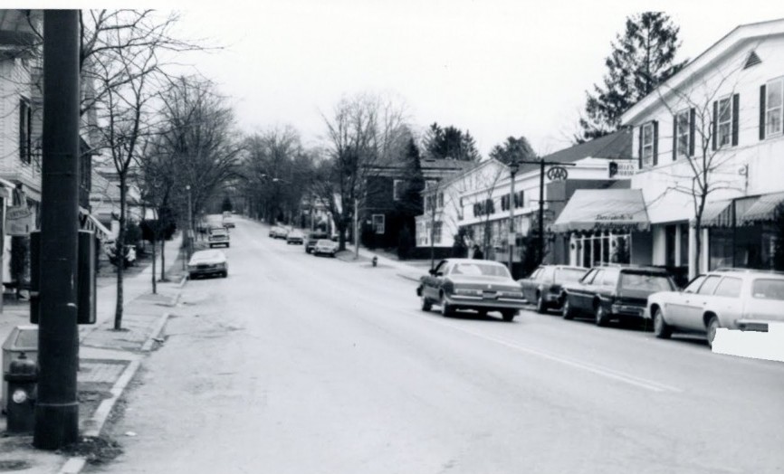  Looking East up Franklin Avenue of Millbrook, New York